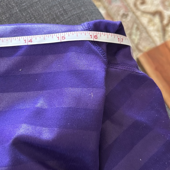 Nike long sleeves pro dri-fit top purple fitted half zipper - Picture 8 of 8